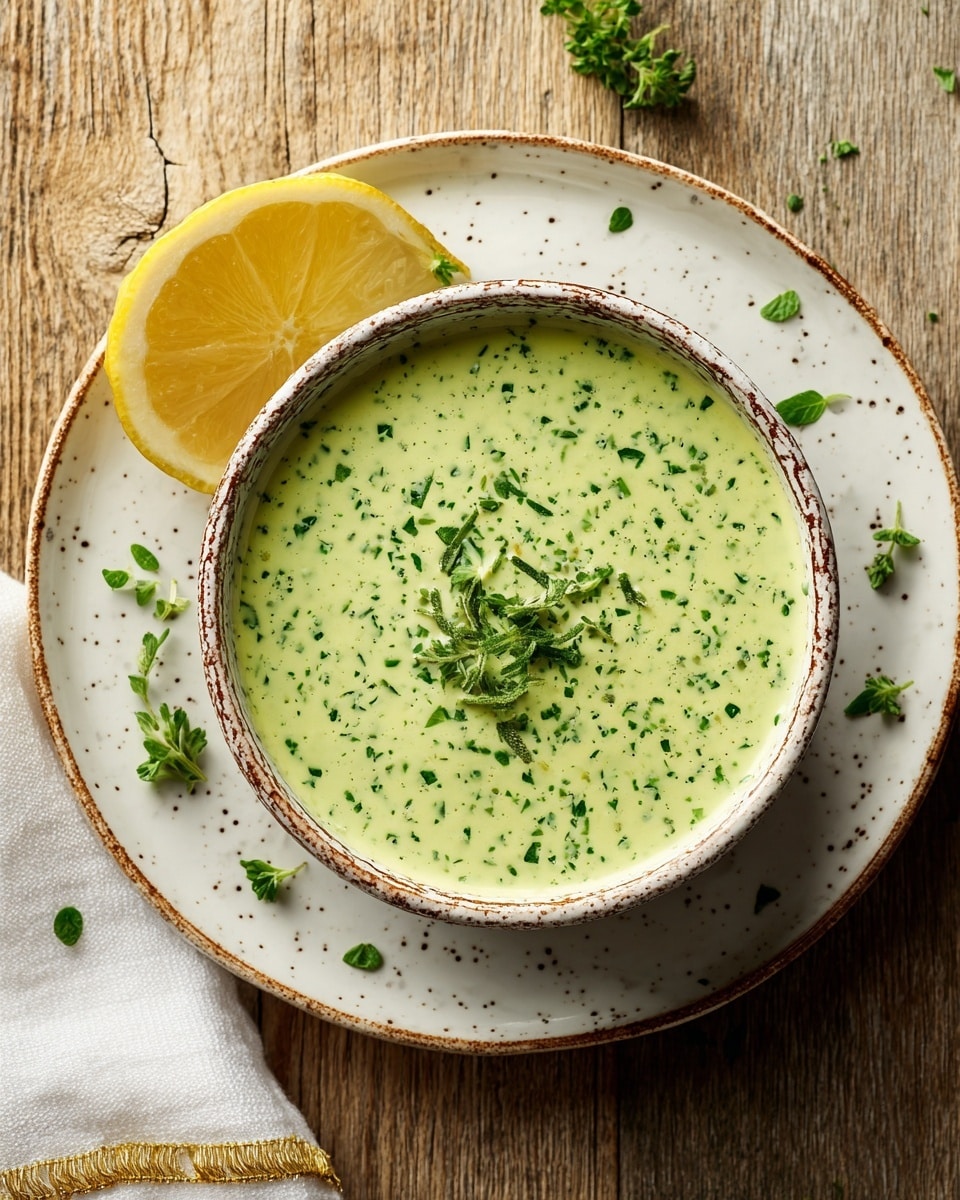 Creamy Avocado Herb Sauce Recipe