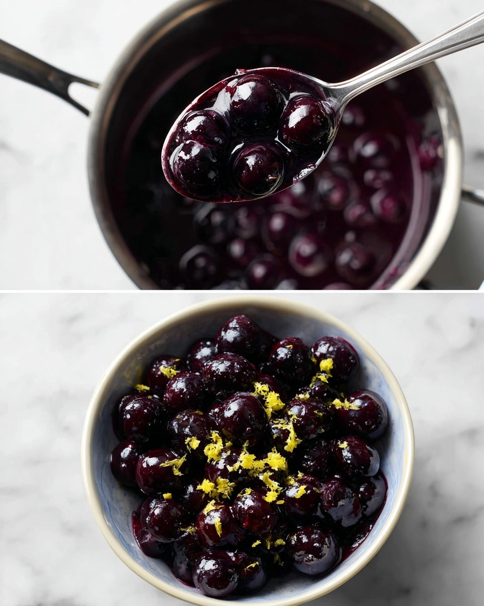 Coconut Chia Pudding with Blueberry-Lemon Compote Recipe - Recipe Image