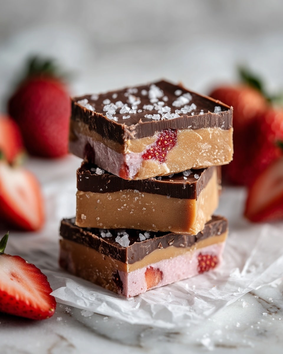 Strawberry Peanut Butter Bark Recipe