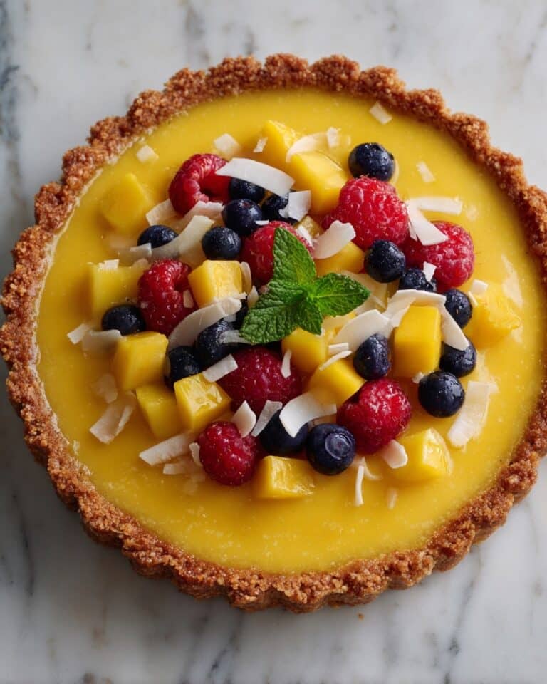 Mango Curd Tart Recipe