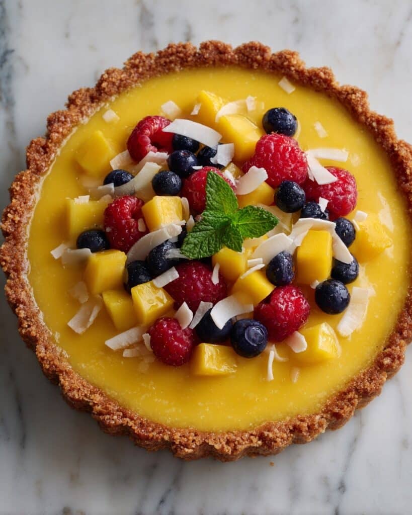 Mango Curd Tart Recipe