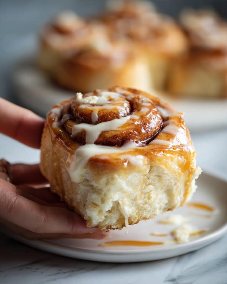 Caramel Apple Cinnamon Rolls with Caramel Cream Cheese Icing Recipe