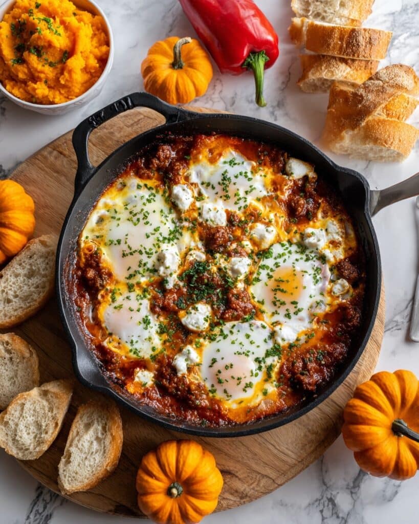 Pumpkin Shakshuka (Baked Eggs in Tomato Stew) Recipe