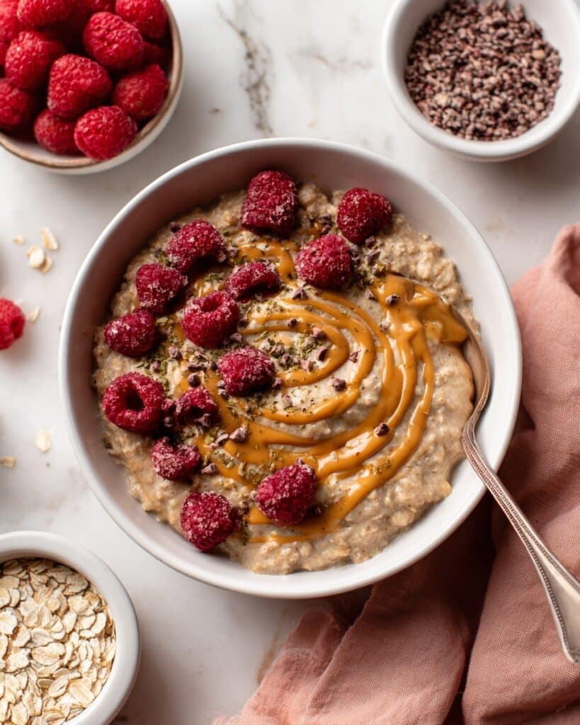 Chocolate Peanut Butter Overnight Oats Recipe