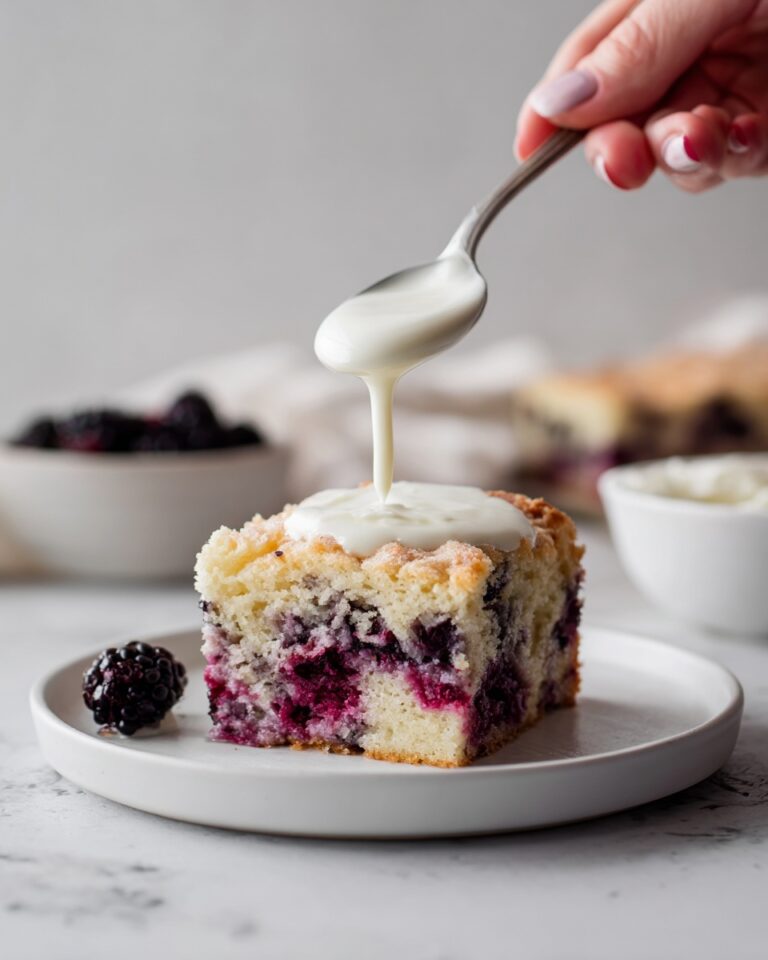 Berry Coffee Cake with Lemon Glaze Recipe