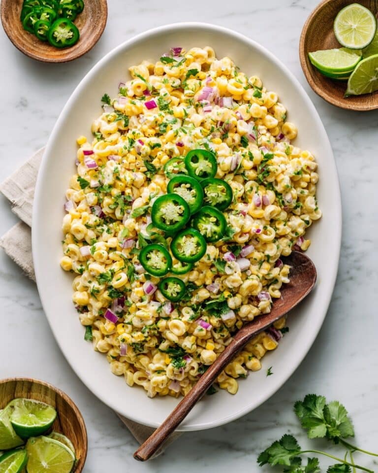 Elote Pasta Salad (Mexican Street Corn Pasta Salad) Recipe