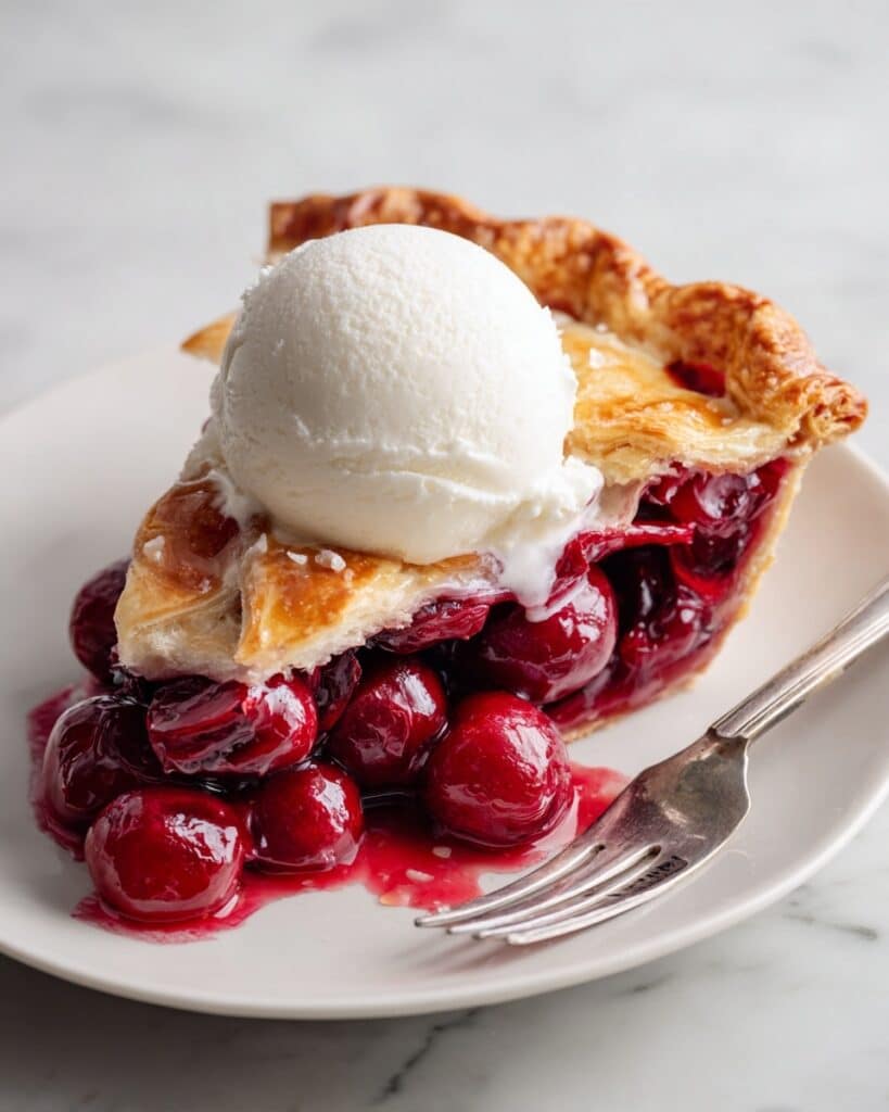 Tart Cherry Pie Made With Frozen Cherries Recipe
