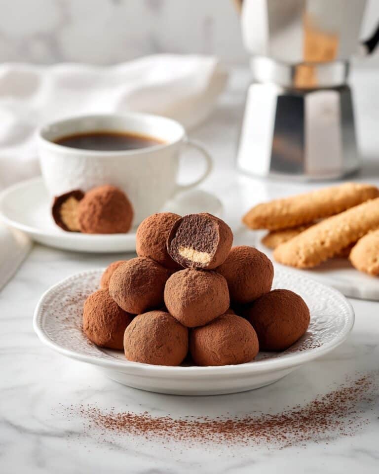 Tiramisu Truffles – Easy No Bake Italian Dessert Recipe