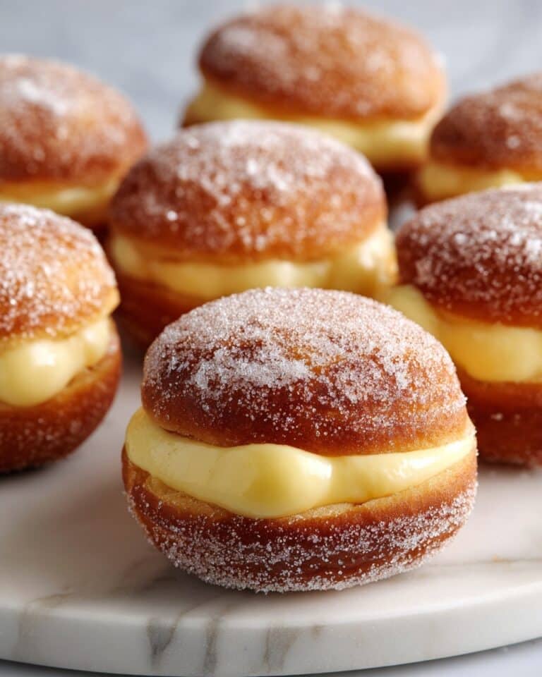 Bomboloni alla Crema: Italian Cream-Filled Donuts Recipe