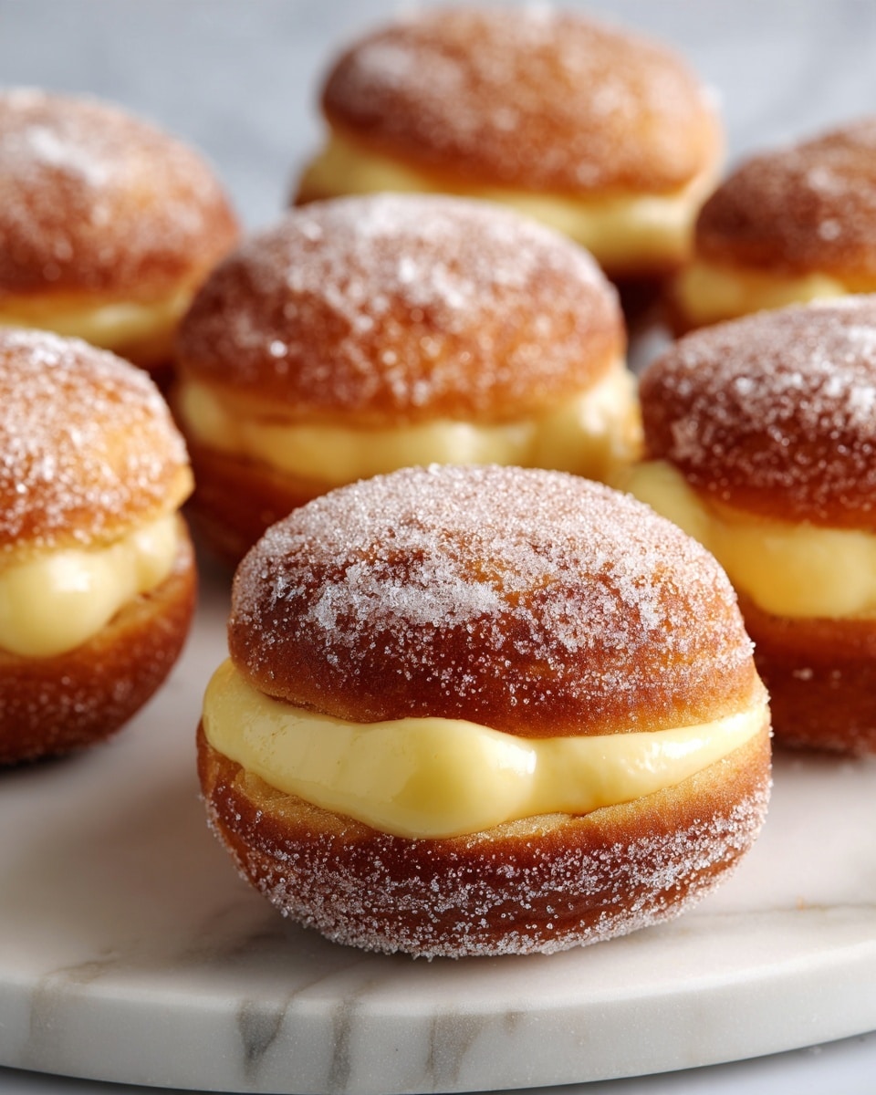 Bomboloni alla Crema: Italian Cream-Filled Donuts Recipe