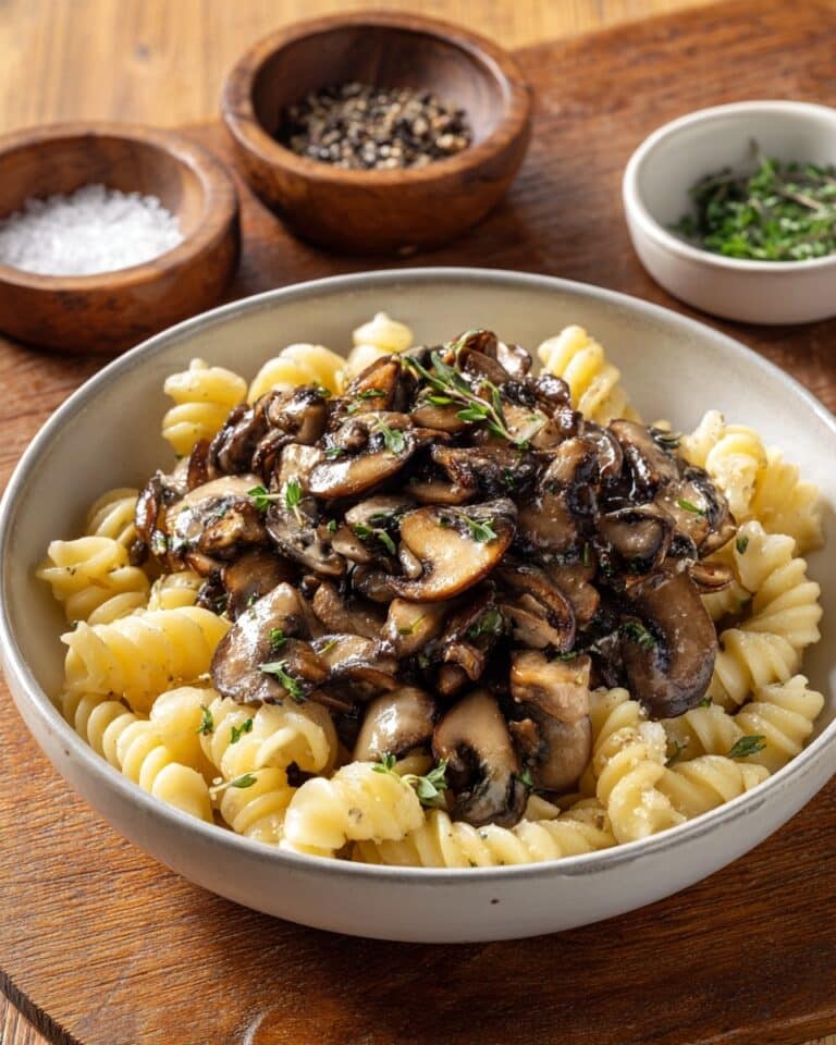 Creamy Mushroom Pasta Recipe