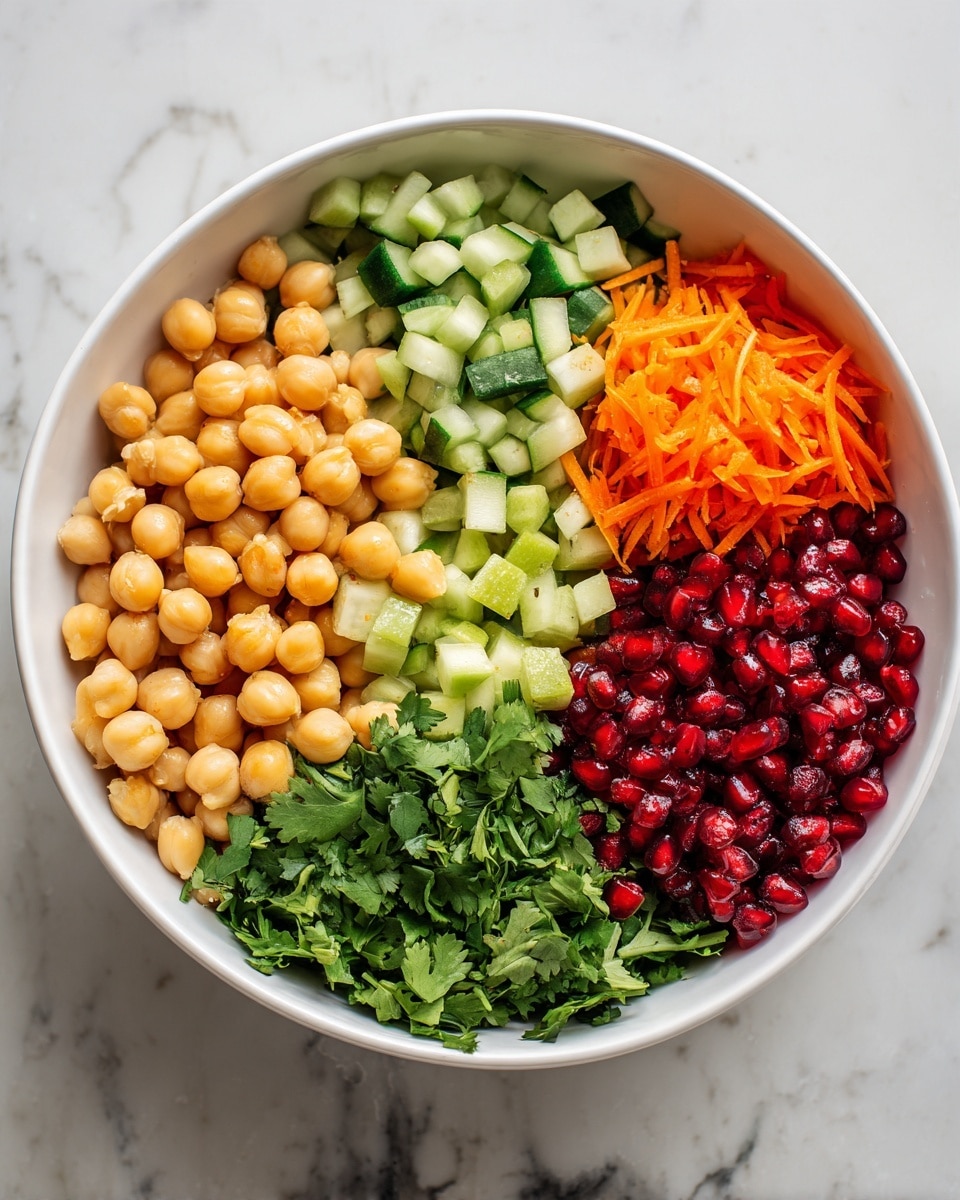 Kosambari Chaat: Refreshing Indian Chickpea Salad with Fruits, Coconut, and Spices Recipe - Recipe Image