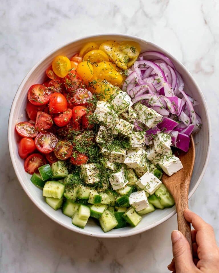 Tomato Cucumber Avocado Salad Recipe