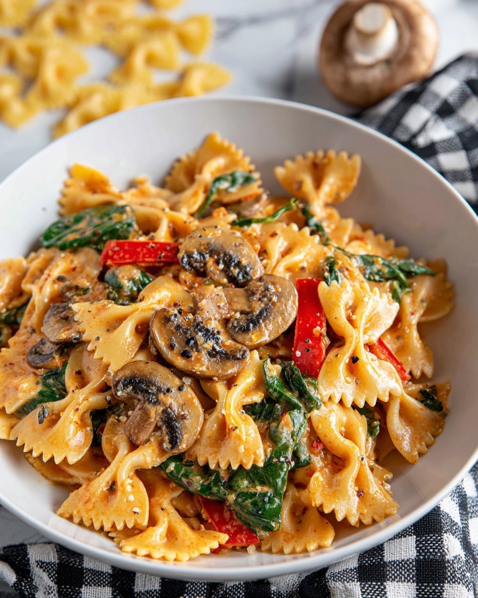 Creamy Vegan Fajita Pasta Recipe