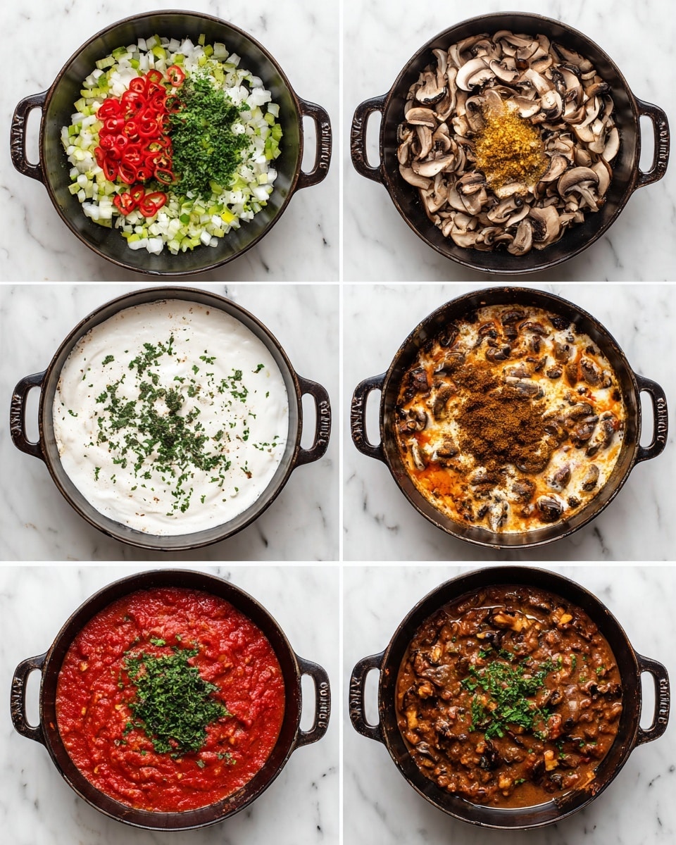 Mushroom Masala Curry Recipe - Recipe Image