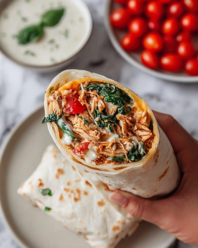 Chicken Meal Prep Burritos with Cilantro Lime Crema Recipe
