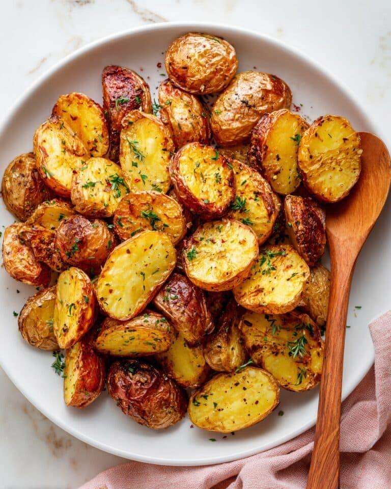 Roasted Baby Potatoes with Parmesan (Air Fryer and Oven Options) Recipe