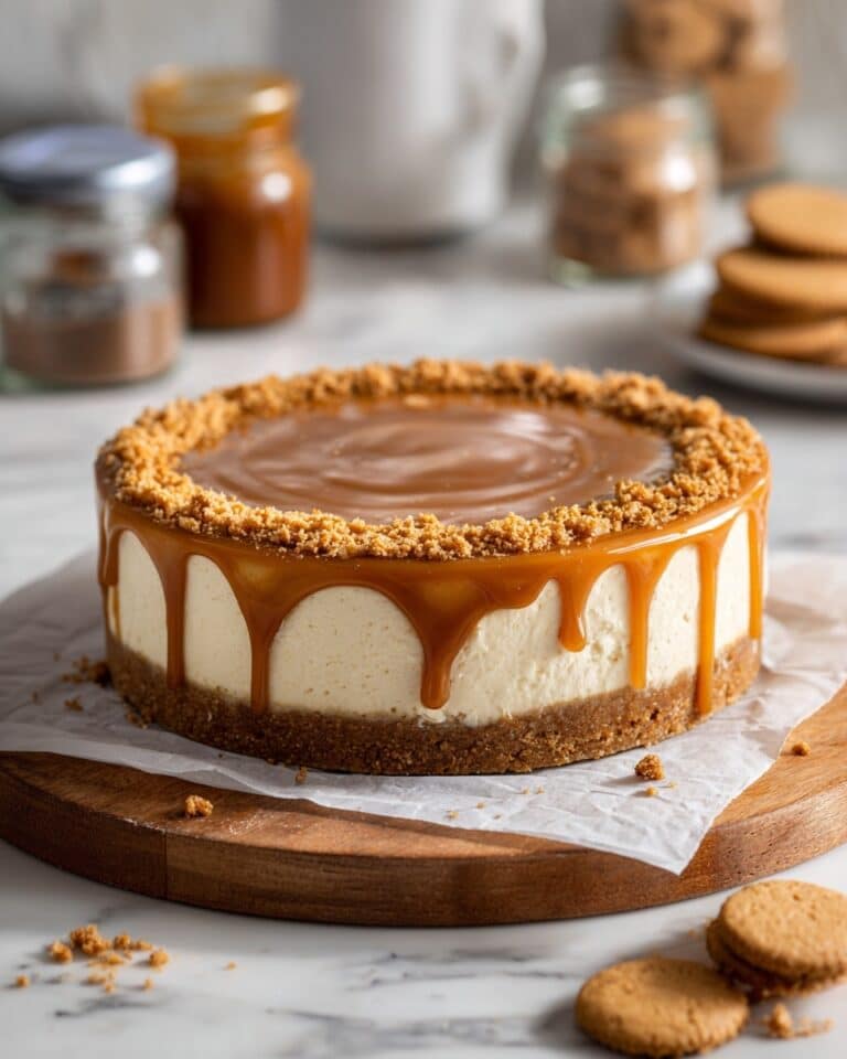 No Bake Biscoff Cheesecake Recipe