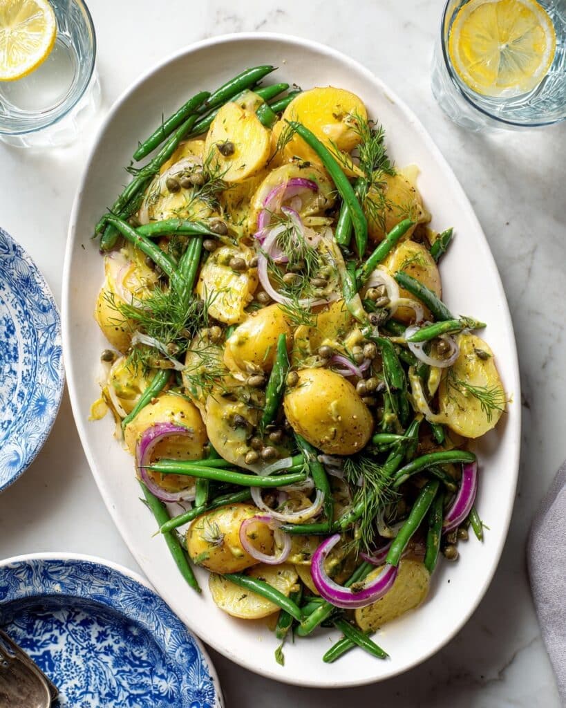 Potato & Green Bean Salad with Dijon Vinaigrette (No Mayo) Recipe