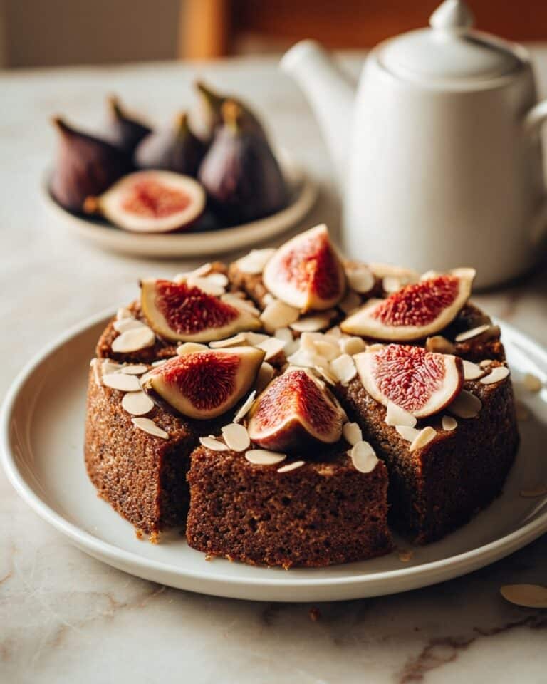 Italian Chocolate Fig Cake with Ricotta Recipe