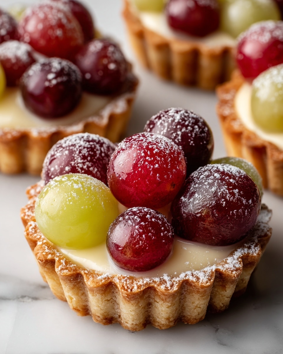 Italian Grape Tartlets with Pastry Cream Recipe