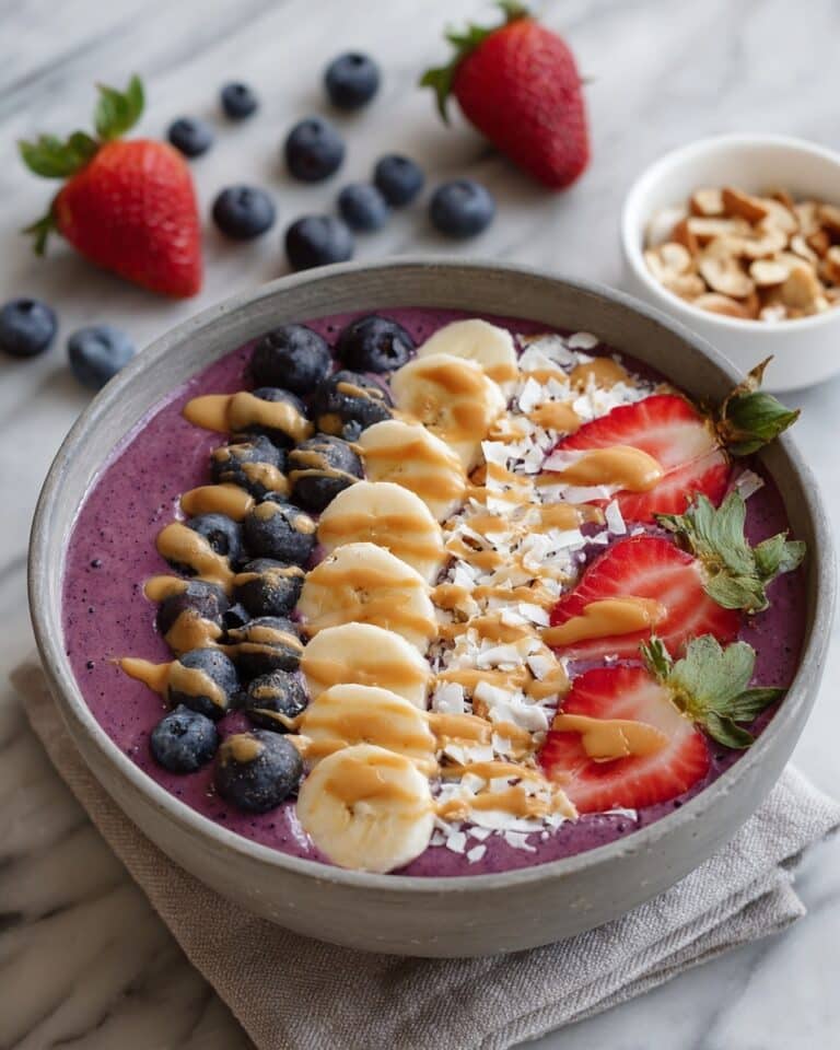 Peanut Butter Acai Bowl Recipe