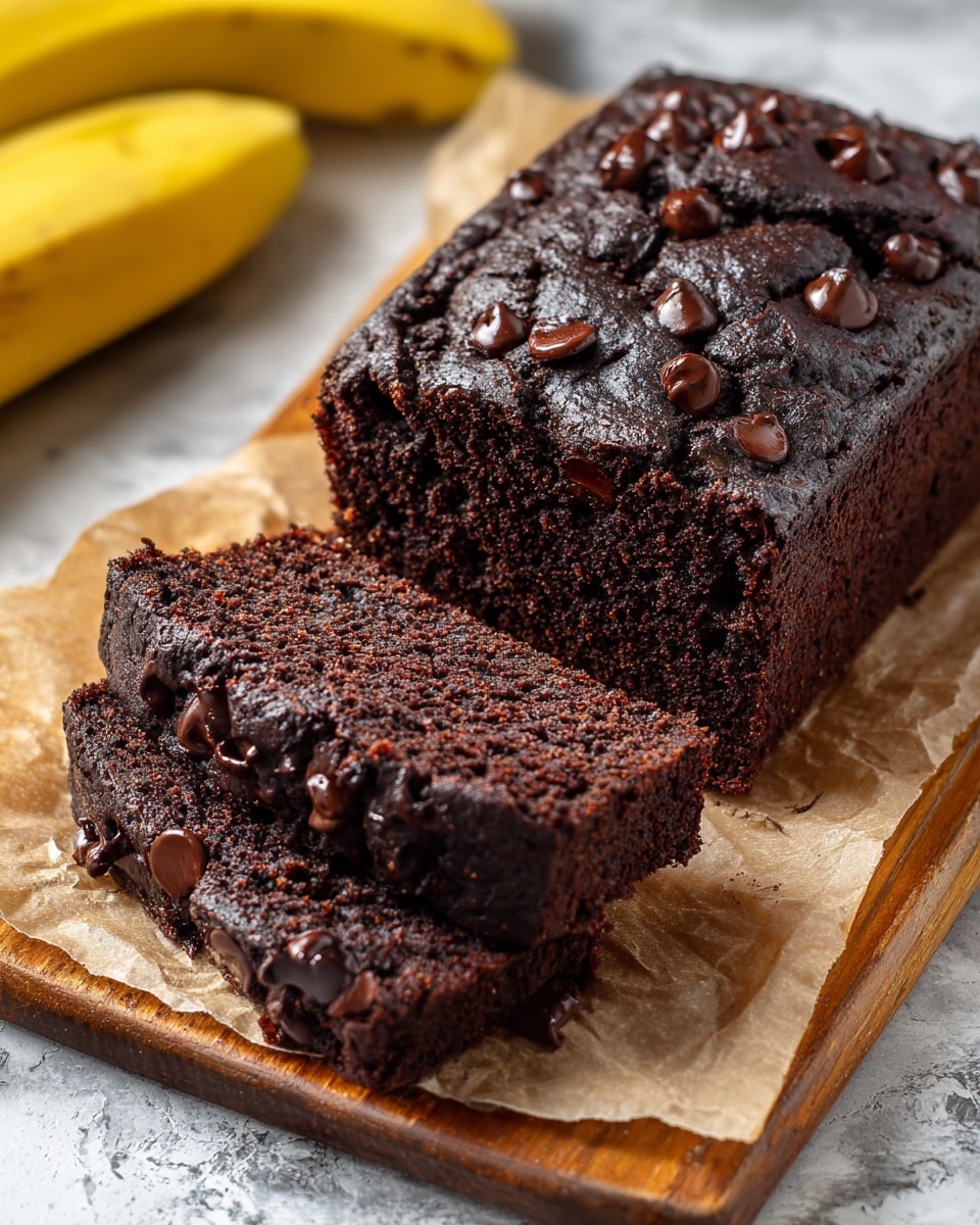Easy Double Chocolate Banana Bread (Moist For 4 Days!) Recipe