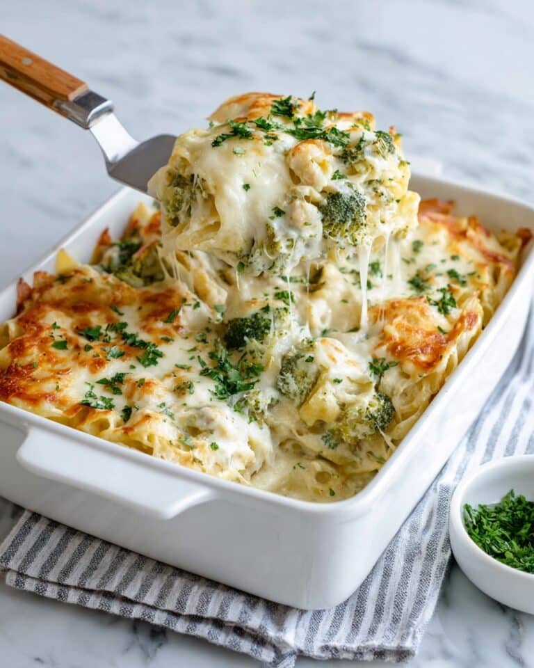Baked Chicken and Orzo with Broccoli, Boursin, and Lemon Recipe