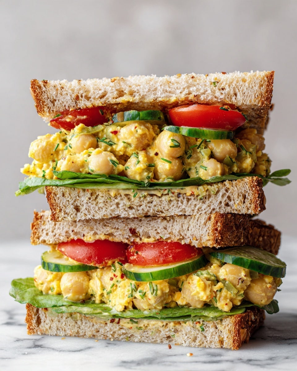Chickpea Salad Sandwiches Recipe