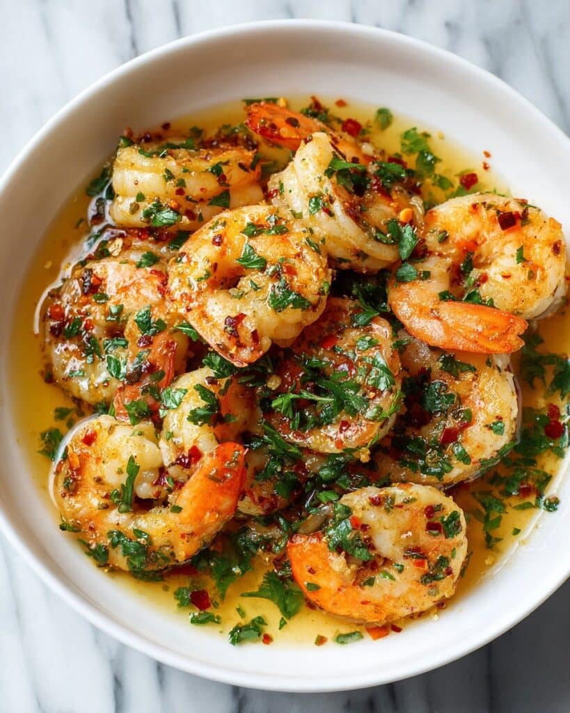 Spicy Lemon Garlic Shrimp Recipe