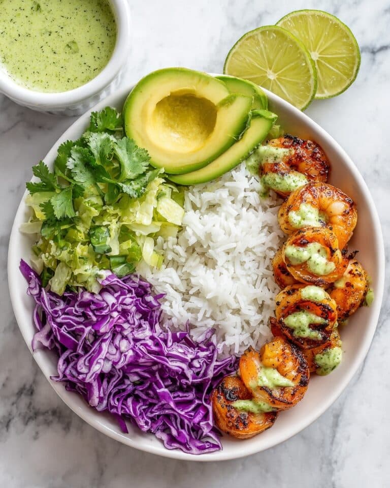 Blackened Shrimp Bowls with Coconut Rice and Cilantro Dressing Recipe