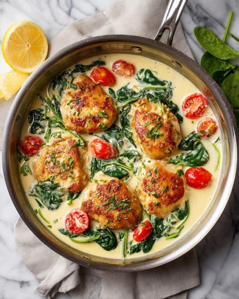 Summer Pan-Seared Chicken with Mascarpone & Tomatoes Recipe