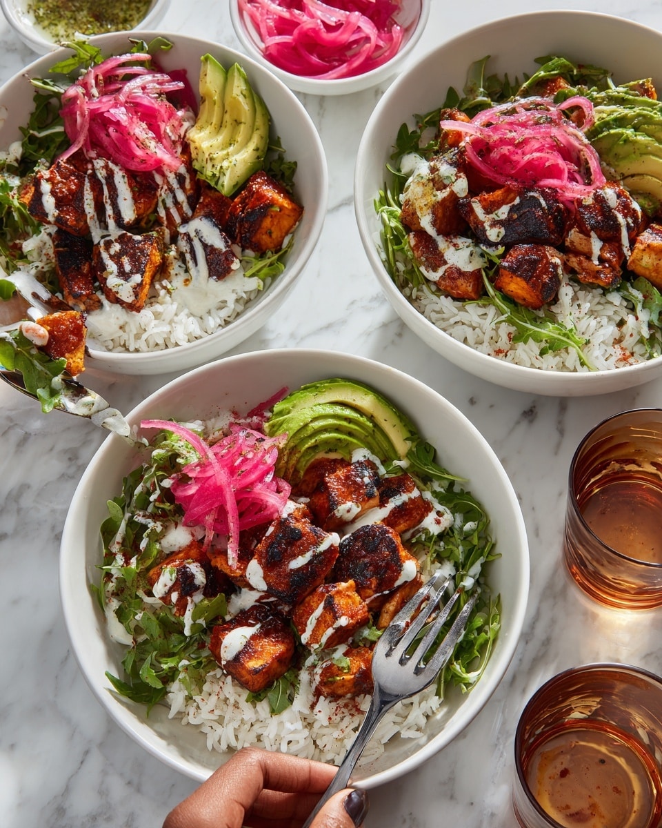 Sheet Pan BBQ Chicken Ranch Bowls Recipe