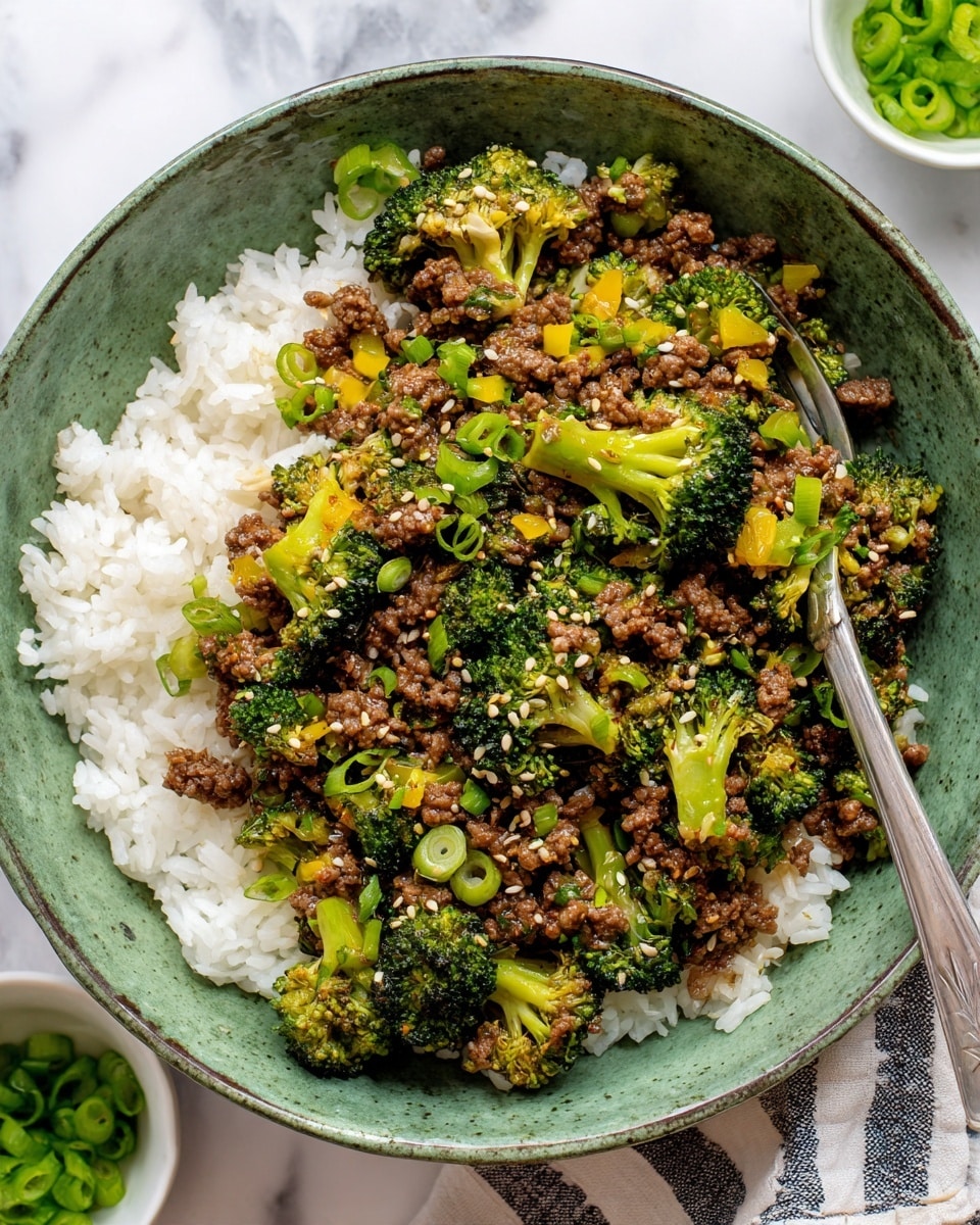 Easy 20 Minute Ground Beef and Broccoli Recipe
