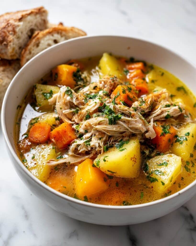Slow Cooker Fall Chicken Stew Recipe