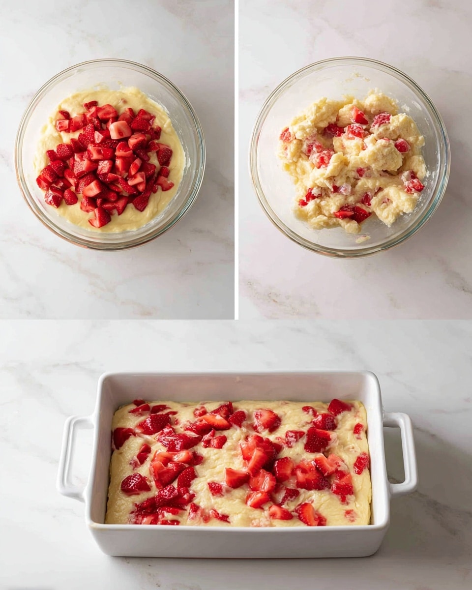 Strawberry Lemon Blondies Recipe - Recipe Image