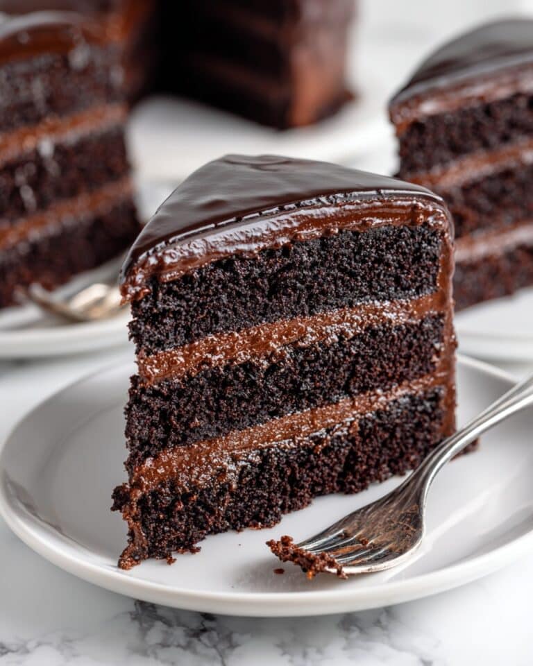 Dark Chocolate Mousse Cake Recipe