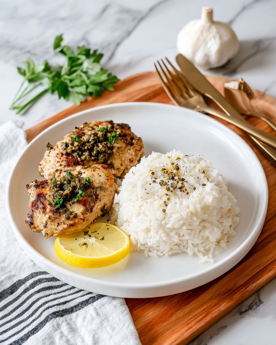 Broiled Chicken Thighs with Garlic Butter Recipe