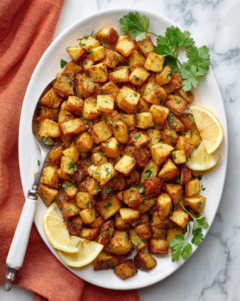 Batata Harra (Lebanese Roasted Potatoes) Recipe