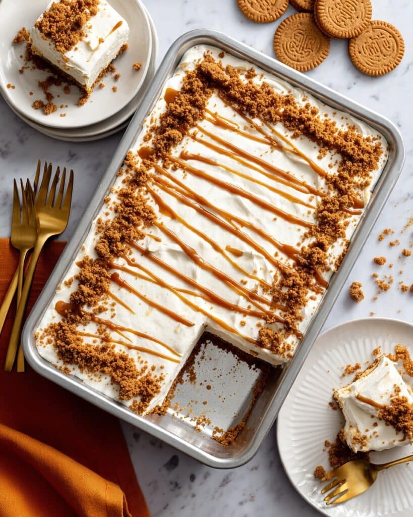 Biscoff Milk Cake Recipe