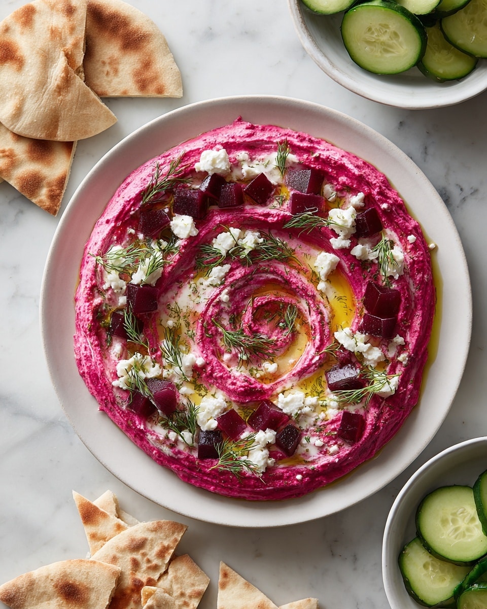 Easy Beet Hummus Recipe