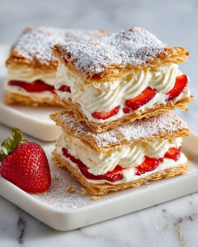 Easy Strawberry Napoleon Recipe