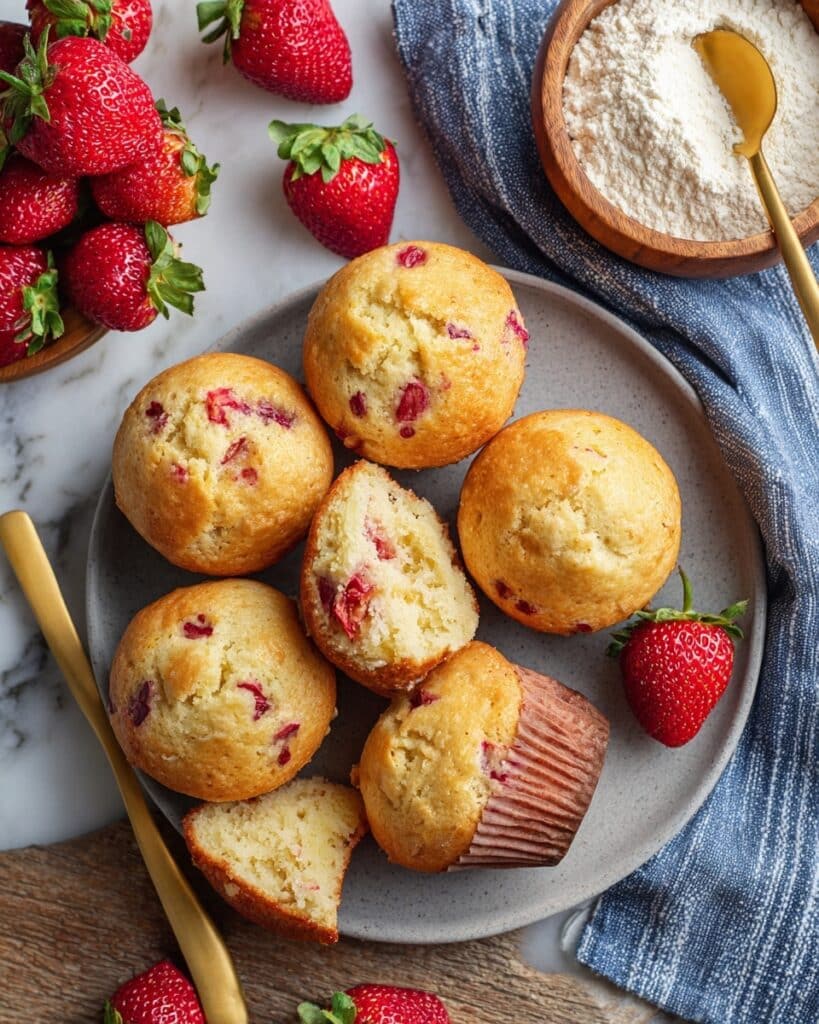 Gluten Free Strawberry Muffins Recipe