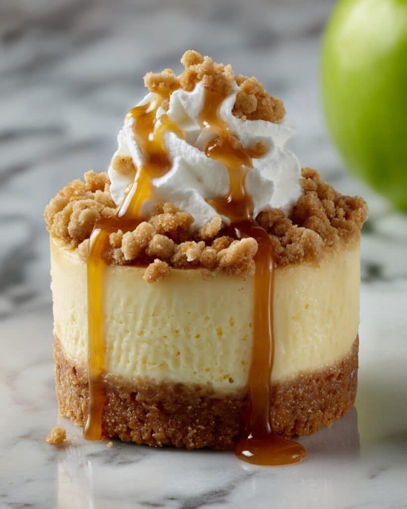 Apple Crisp Mini Cheesecakes Recipe