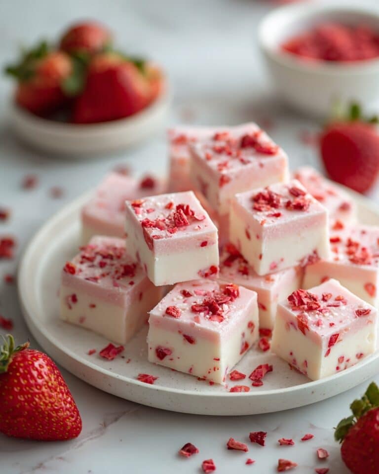 Strawberries and Cream Fudge Recipe