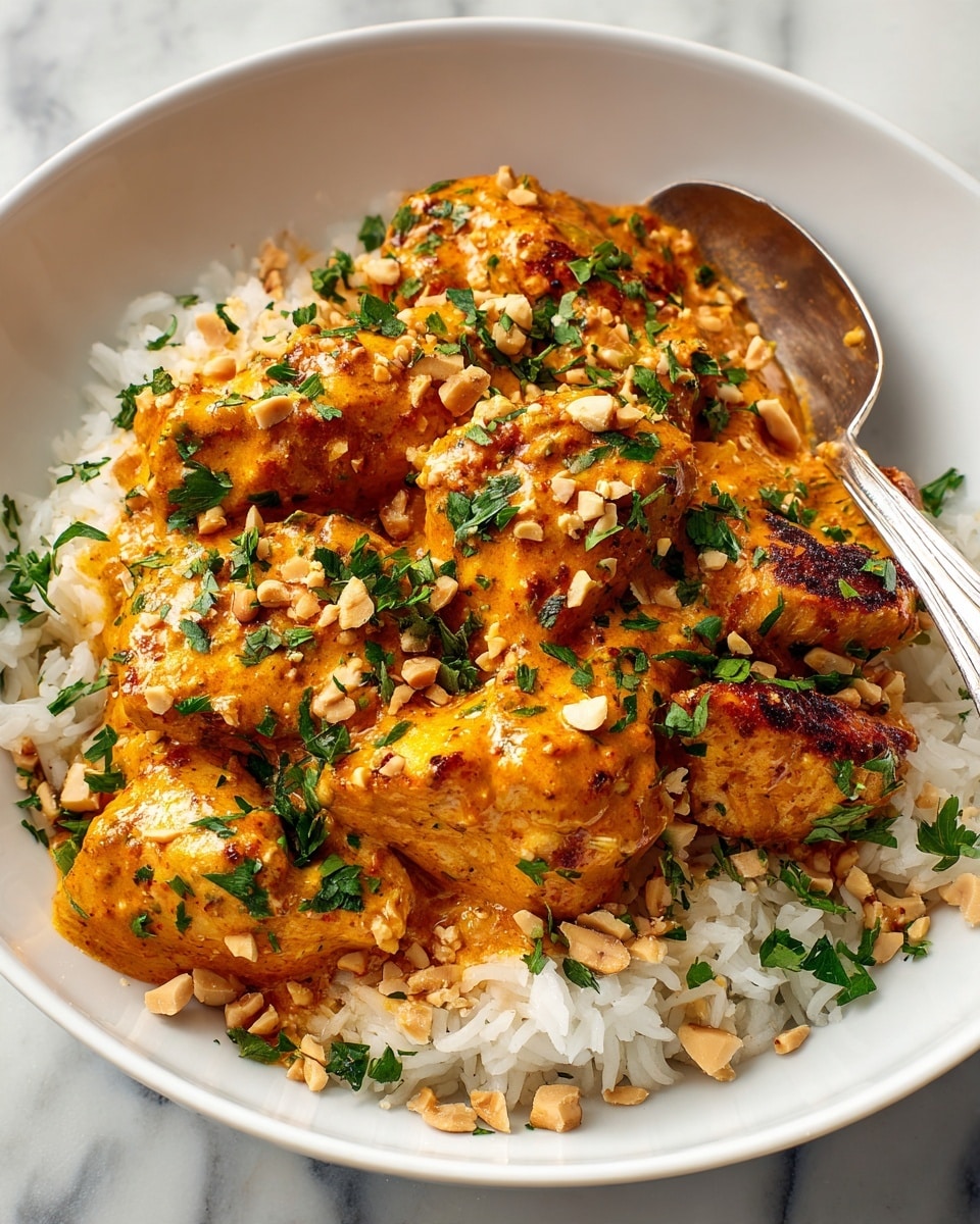 Slow Cooker Peanut Chicken Recipe