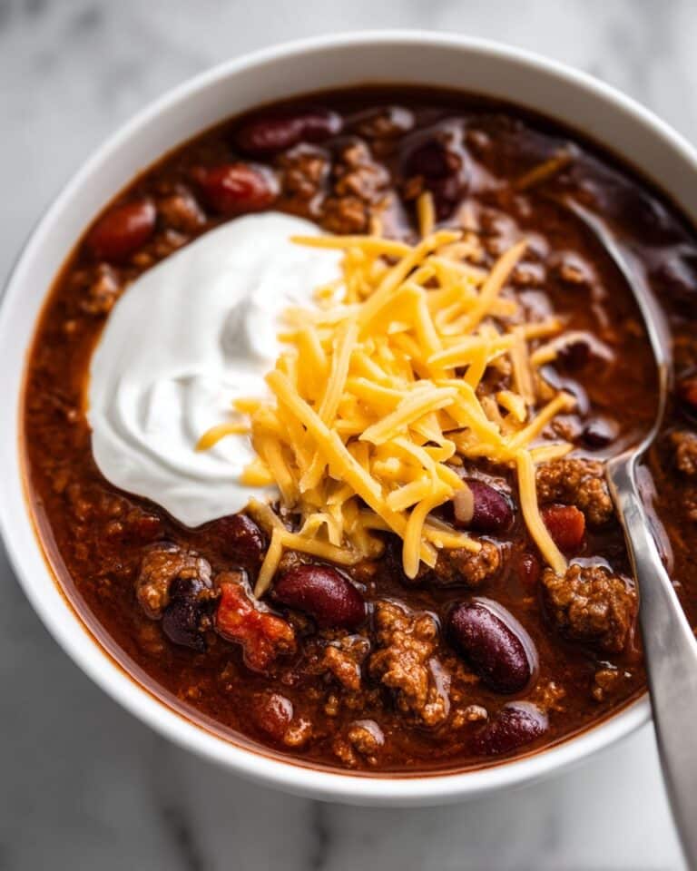 Simple Chili Recipe with Roasted Red Peppers and Tex-Mex Finish Recipe