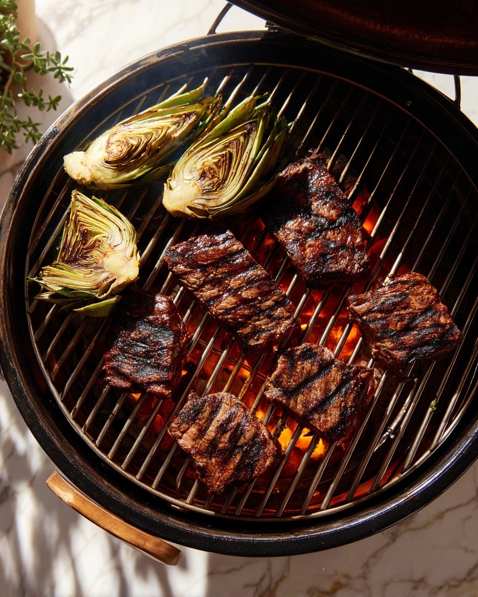 Grilled Lamb Loin Chops with Garlic and Rosemary Infused Oil Recipe - Recipe Image