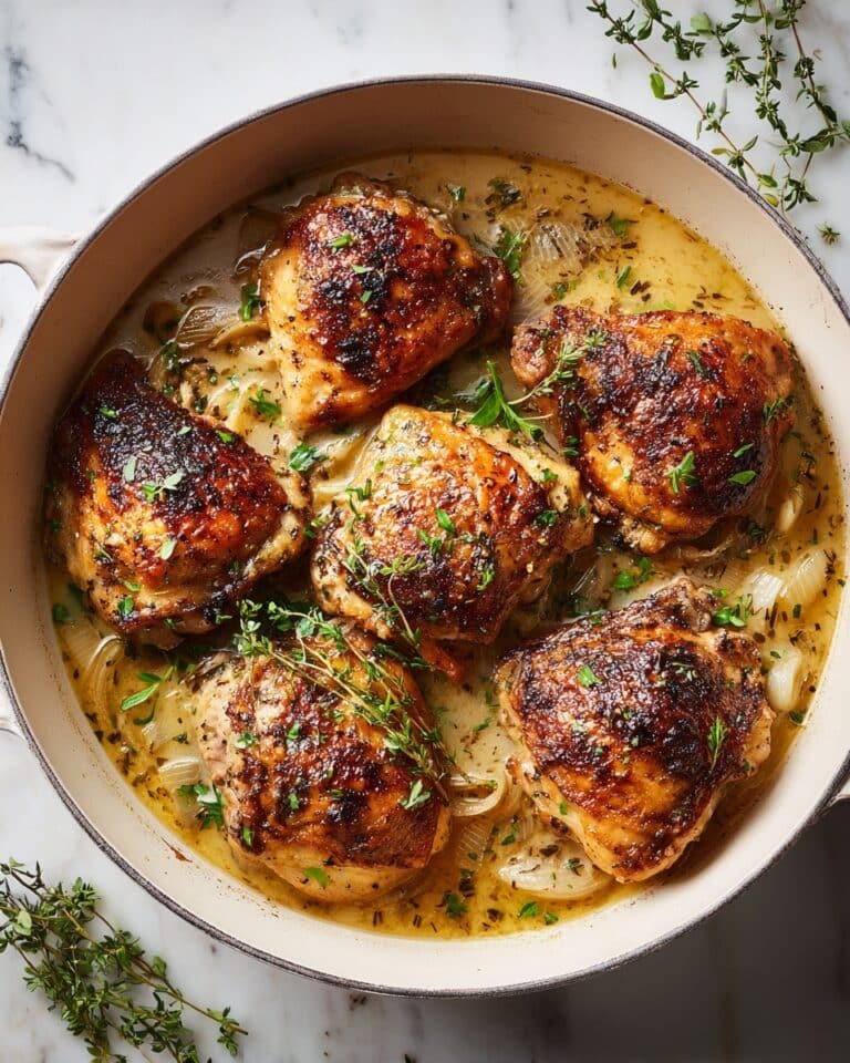 Apple Cider Braised Chicken Thighs Recipe
