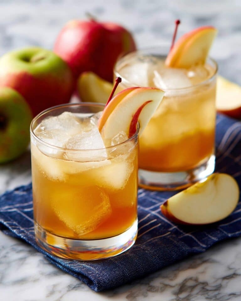 Fall Special Whiskey Apple Cider Punch Recipe